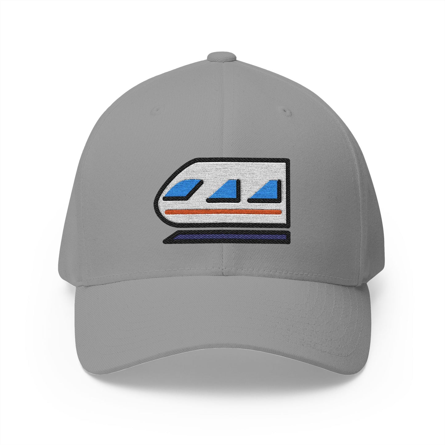 Light Rail Emoji Grey Cap – Premium by Capmoji