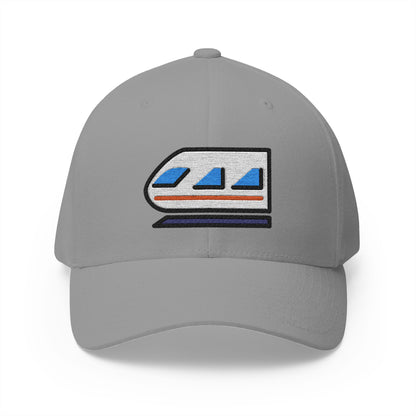 Light Rail Emoji Grey Cap – Premium by Capmoji