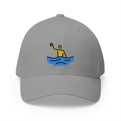 Person Playing Water Polo Emoji Grey Cap – Premium by Capmoji