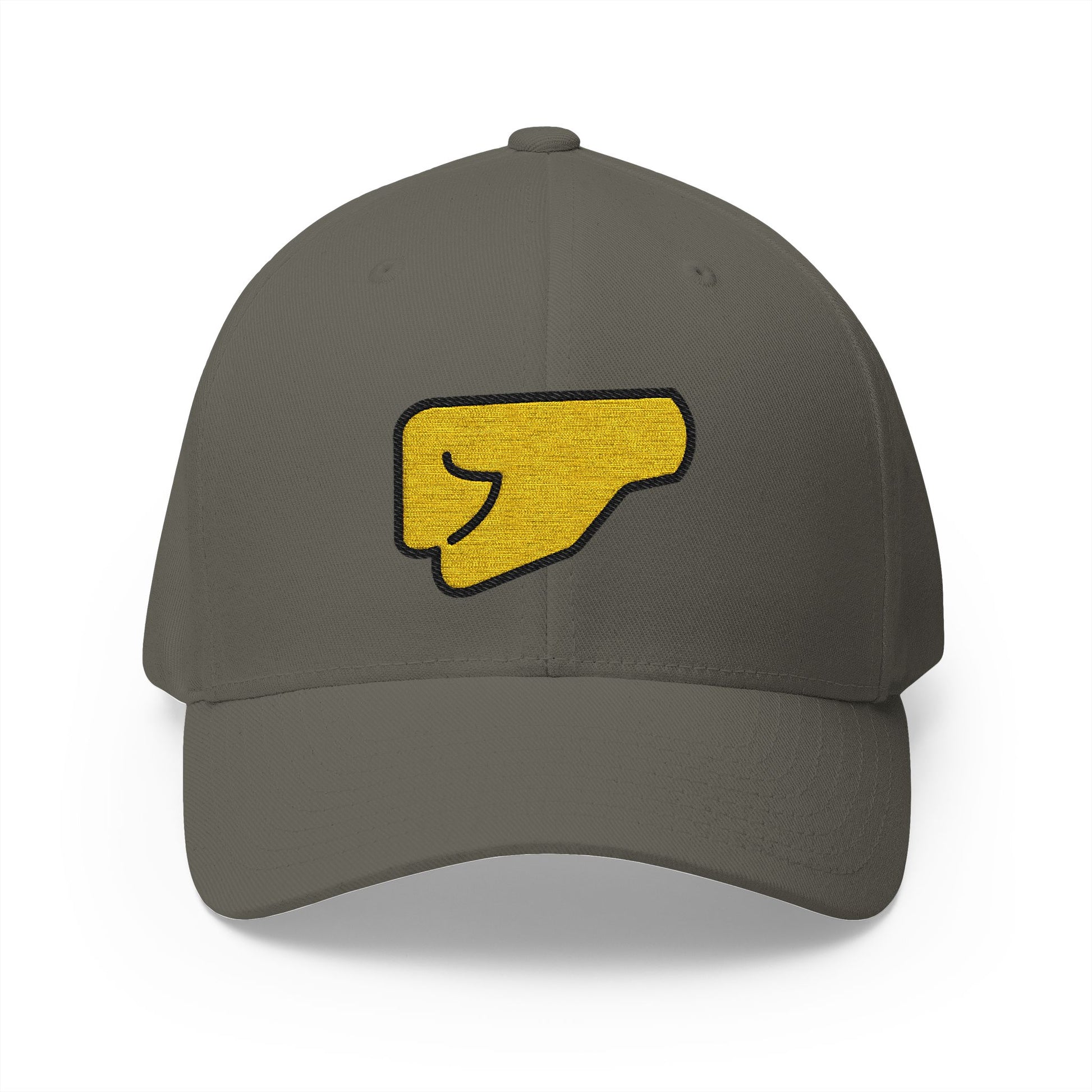 Left-Facing Fist Emoji Olive Cap – Premium by Capmoji
