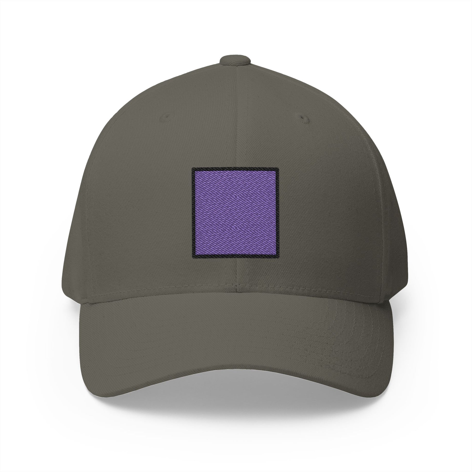Purple Square Emoji Olive Cap – Premium by Capmoji