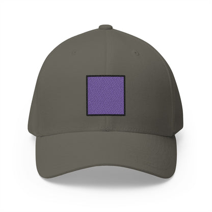 Purple Square Emoji Olive Cap – Premium by Capmoji