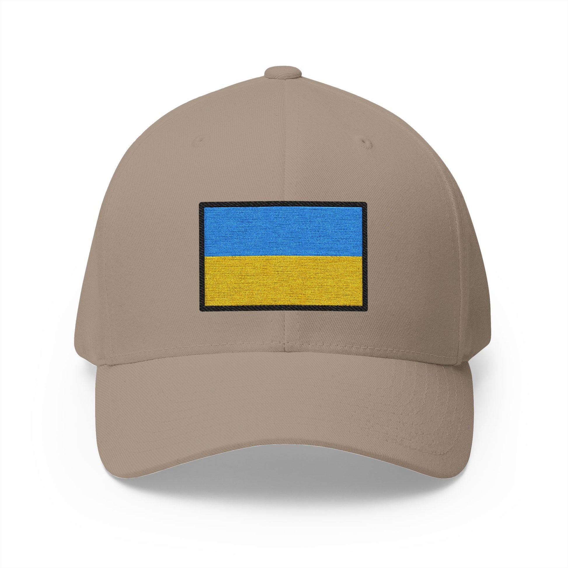 Flag: Ukraine Emoji Khaki Cap – Premium by Capmoji
