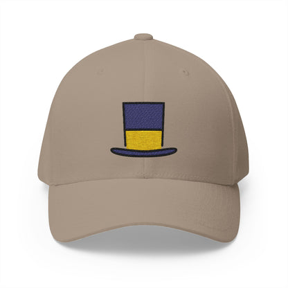 Top Hat Emoji Khaki Cap – Premium by Capmoji