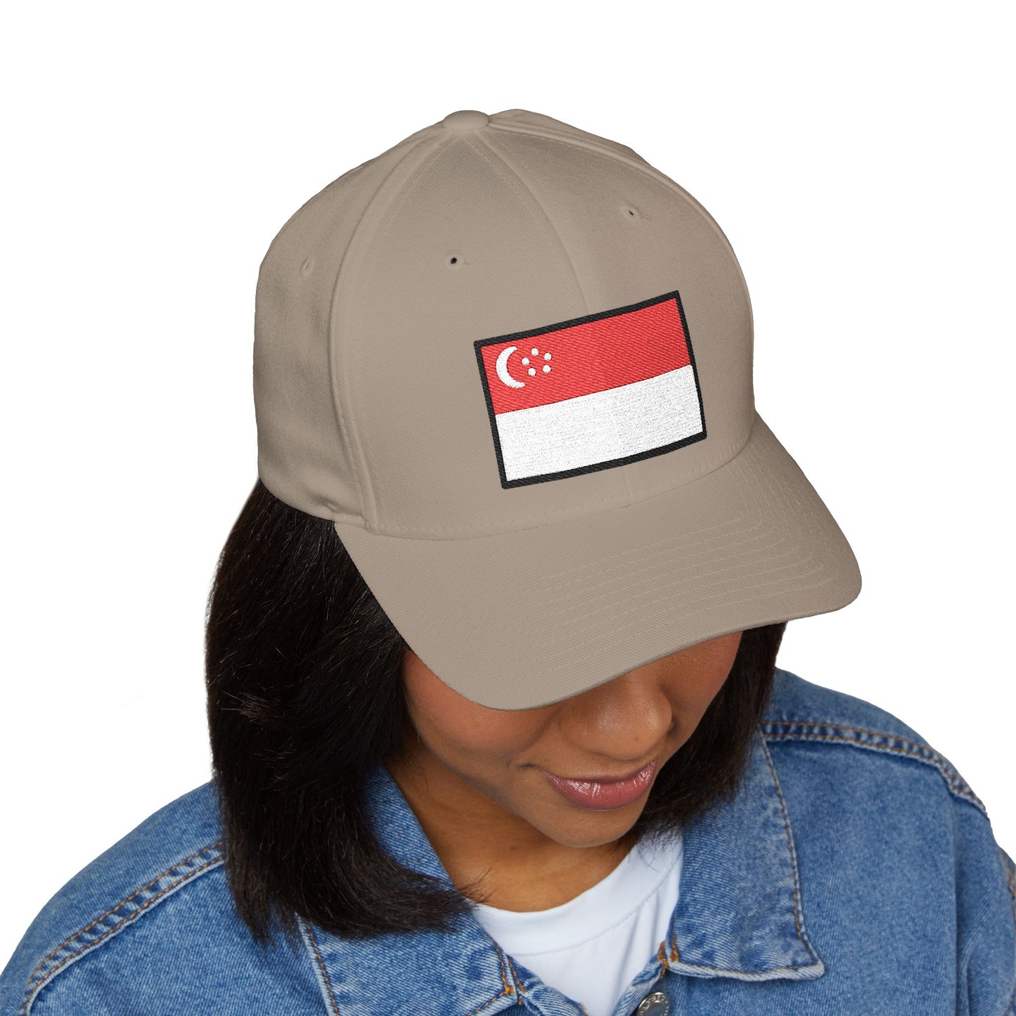 Flag: Singapore Emoji Cap – Premium by Capmoji