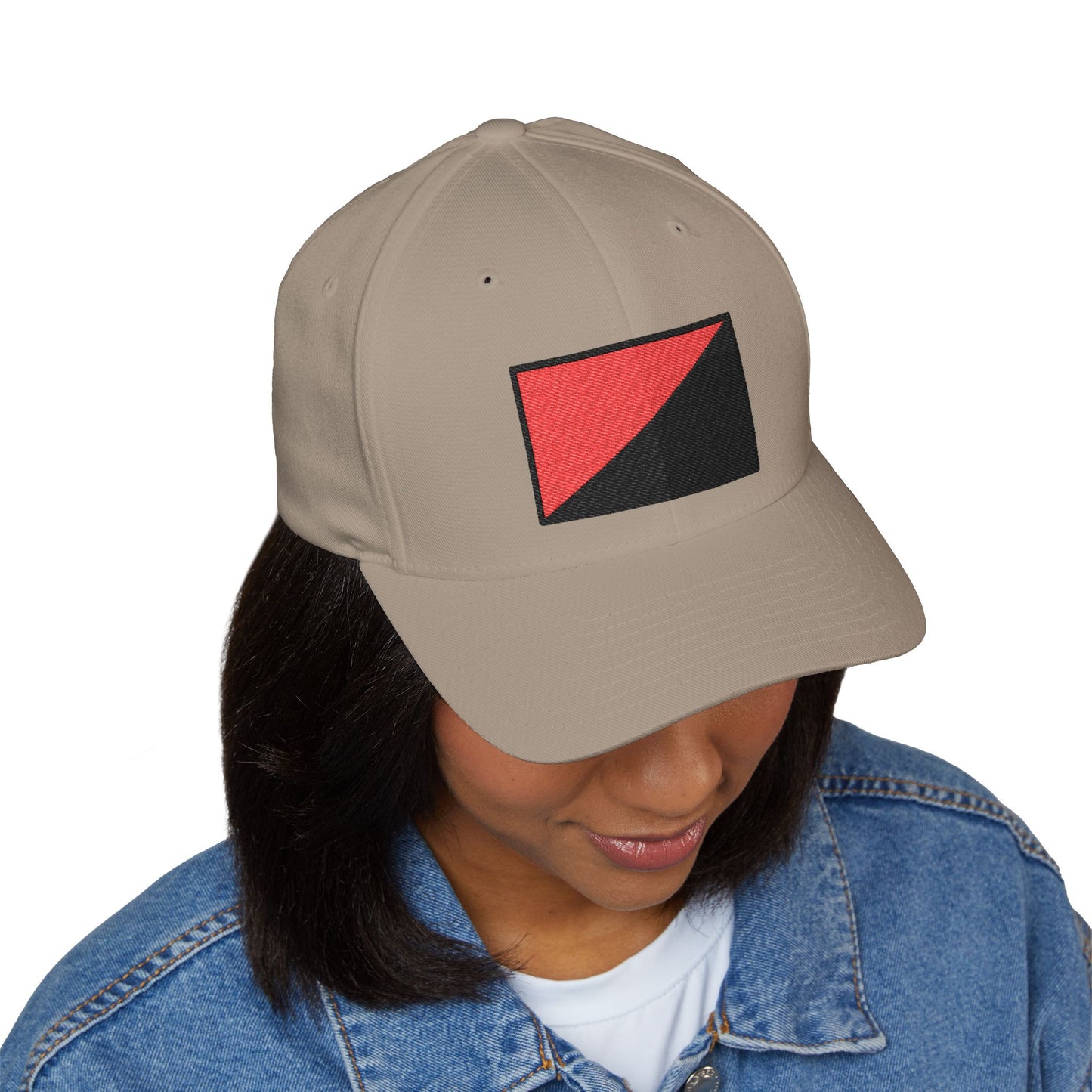 Red And Black Flag Emoji Cap – Premium by Capmoji