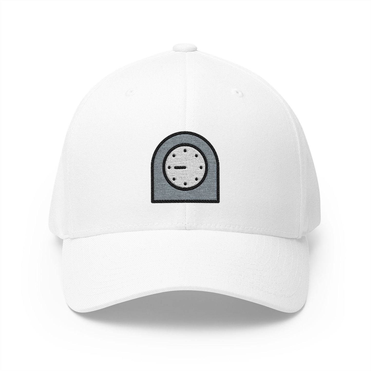 Timer Clock Emoji White Cap – Premium by Capmoji
