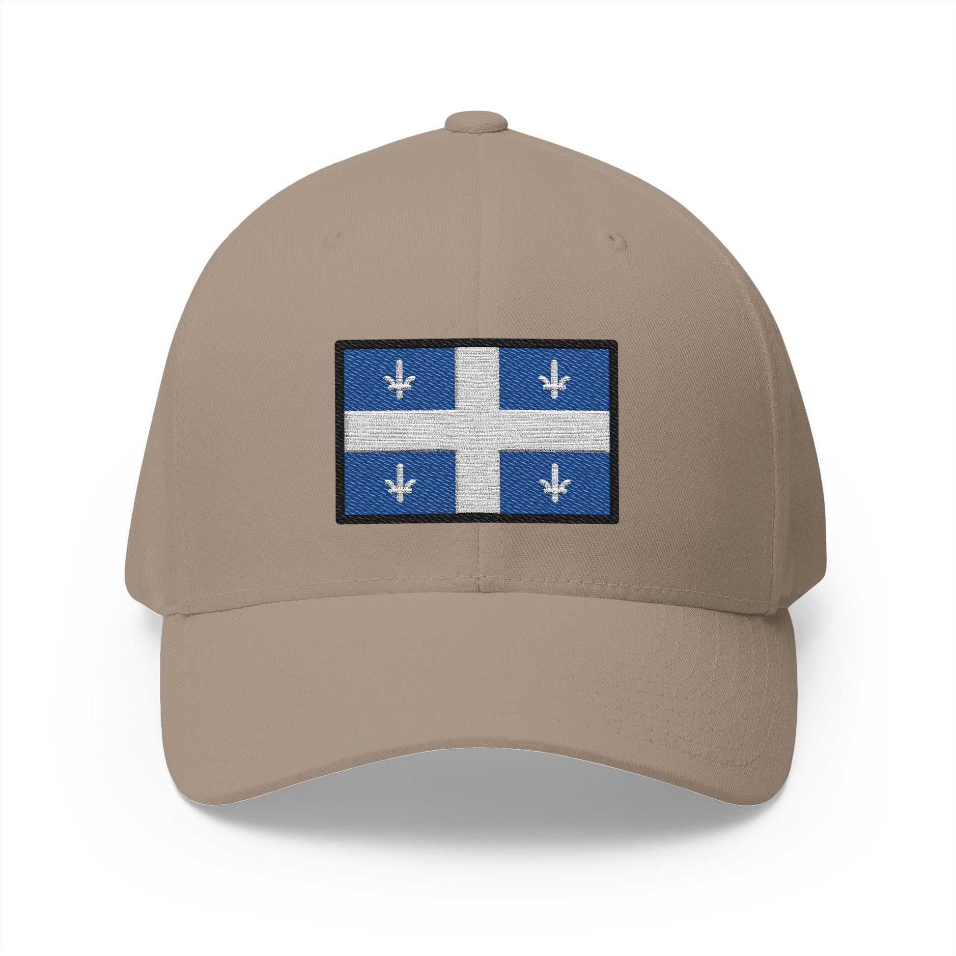 Quebec Flag Emoji Khaki Cap – Premium by Capmoji