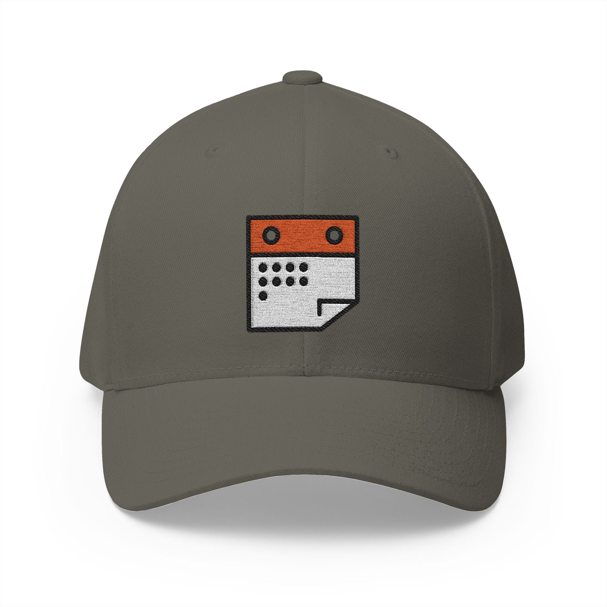 Spiral Calendar Emoji Olive Cap – Premium by Capmoji