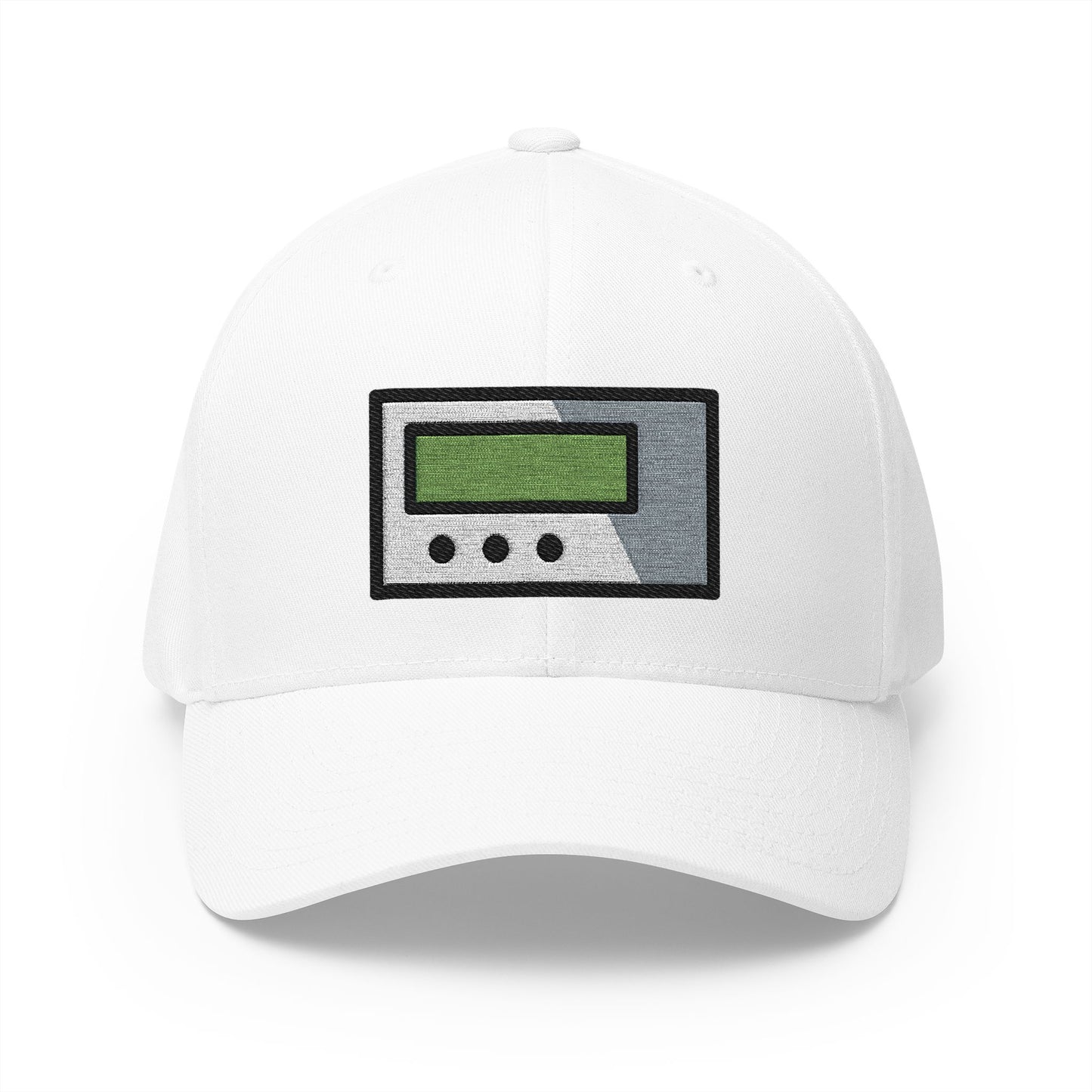 Pager Emoji White Cap – Premium by Capmoji
