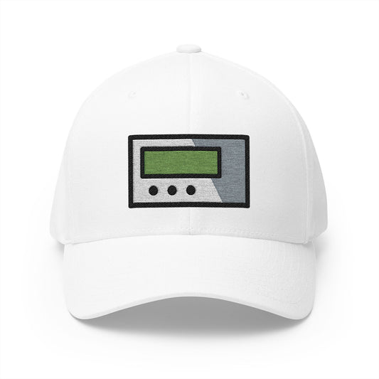 Pager Emoji White Cap – Premium by Capmoji