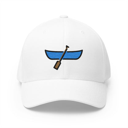 Canoe Emoji White Cap – Premium by Capmoji