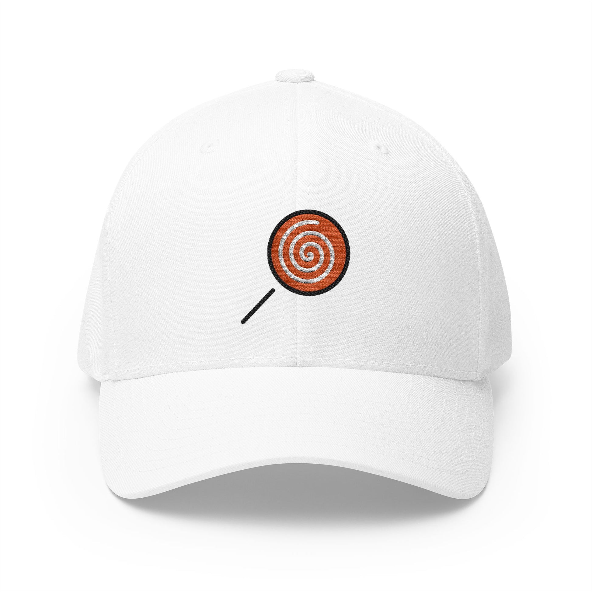 Lollipop Emoji White Cap – Premium by Capmoji