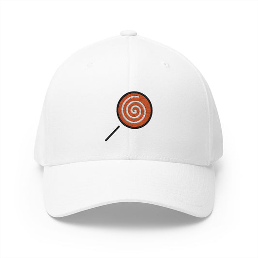 Lollipop Emoji White Cap – Premium by Capmoji