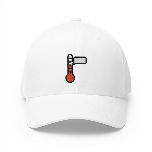 Temperature Taking Emoji White Cap – Premium by Capmoji