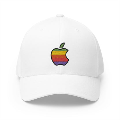 Apple Emoji White Cap – Premium by Capmoji