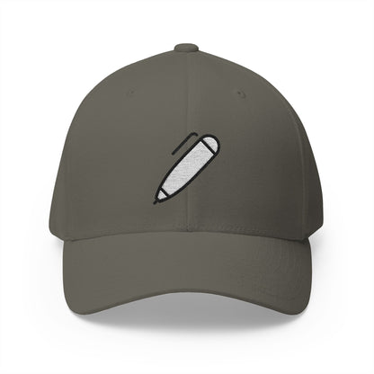 Pen Emoji Olive Cap – Premium by Capmoji