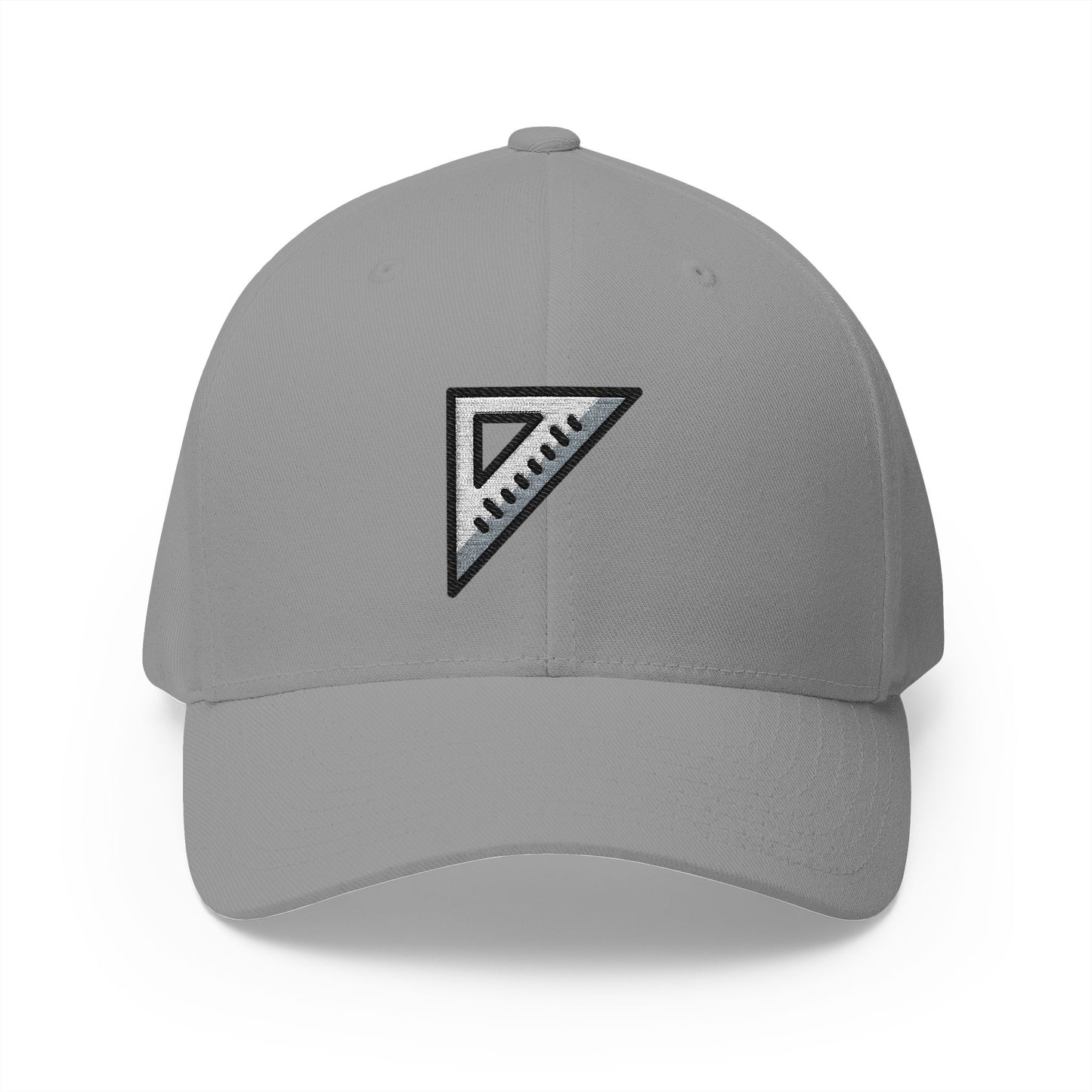 Triangular Ruler Emoji Grey Cap – Premium by Capmoji