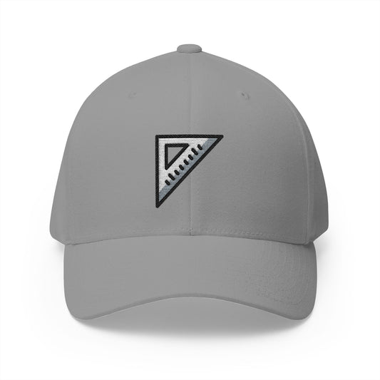 Triangular Ruler Emoji Grey Cap – Premium by Capmoji
