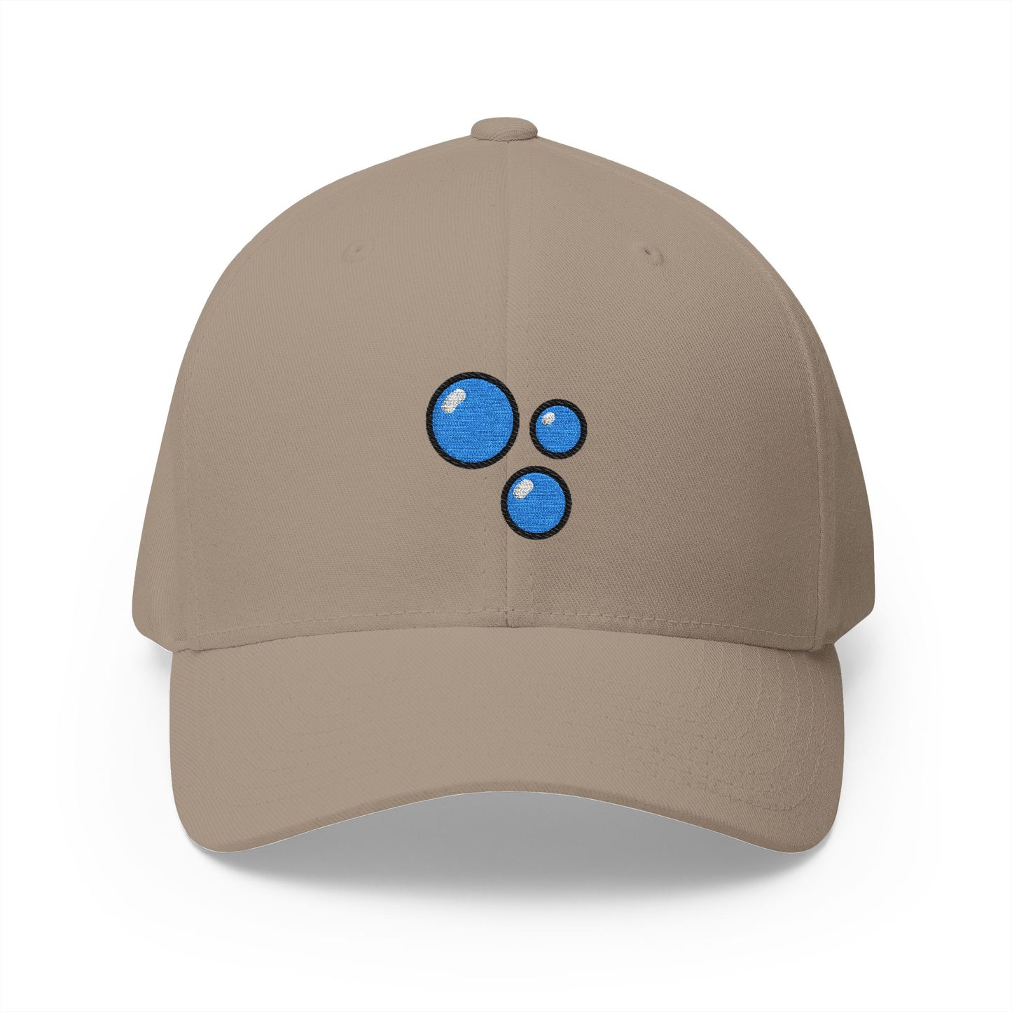 Bubbles Emoji Khaki Cap – Premium by Capmoji