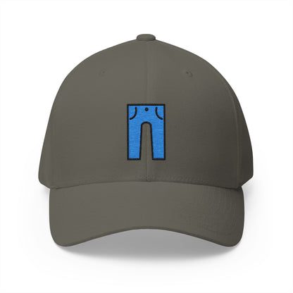 Jeans Emoji Olive Cap – Premium by Capmoji
