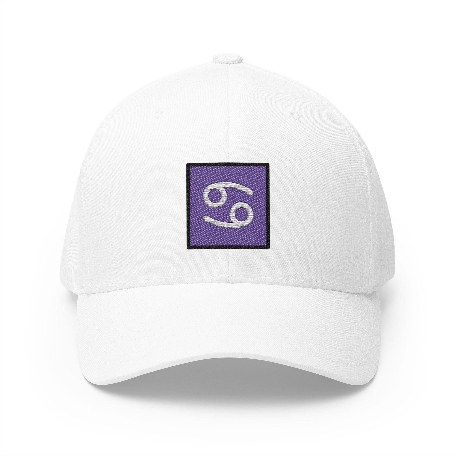 Cancer Emoji White Cap – Premium by Capmoji