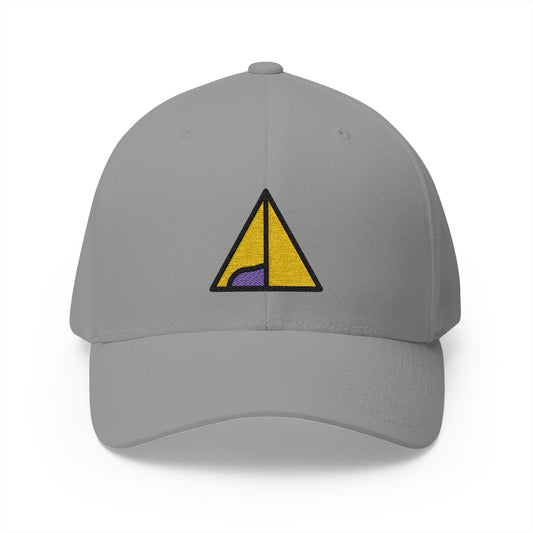 Tent Emoji Grey Cap – Premium by Capmoji