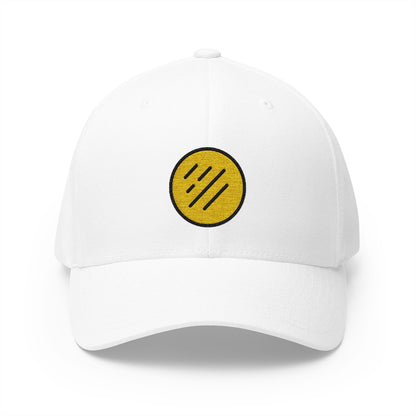 Flatbread Emoji White Cap – Premium by Capmoji