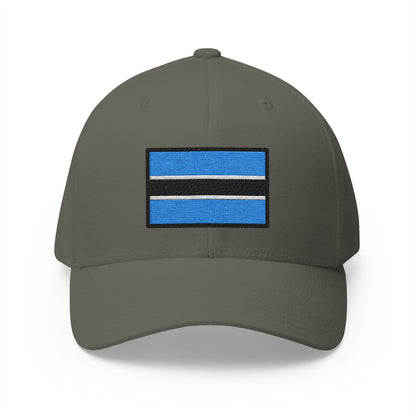 Flag: Botswana Emoji Olive Cap – Premium by Capmoji