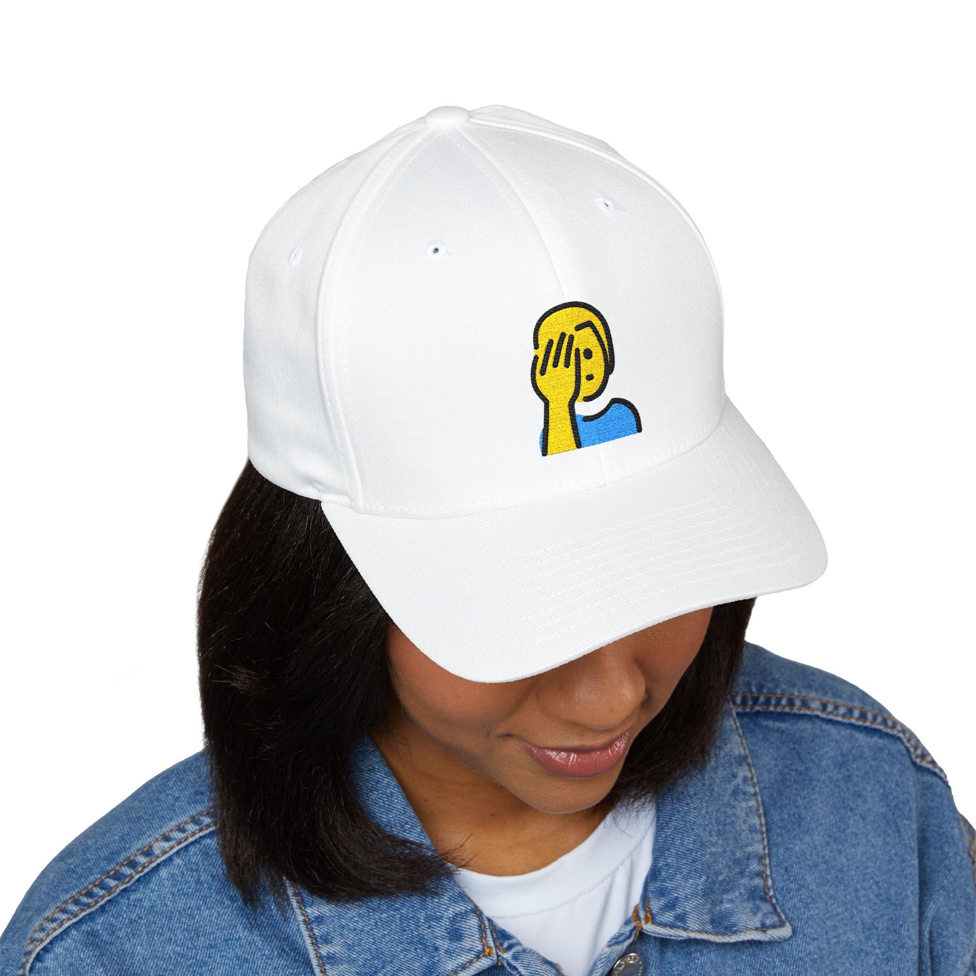 Man Facepalming Emoji Cap – Premium by Capmoji