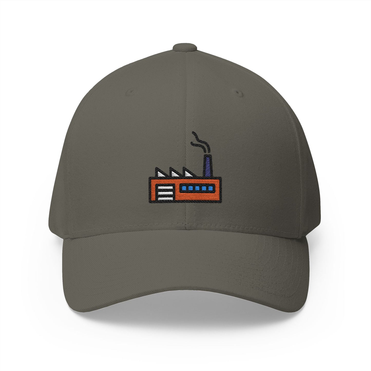 Factory Emoji Olive Cap – Premium by Capmoji