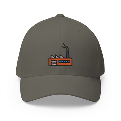 Factory Emoji Olive Cap – Premium by Capmoji