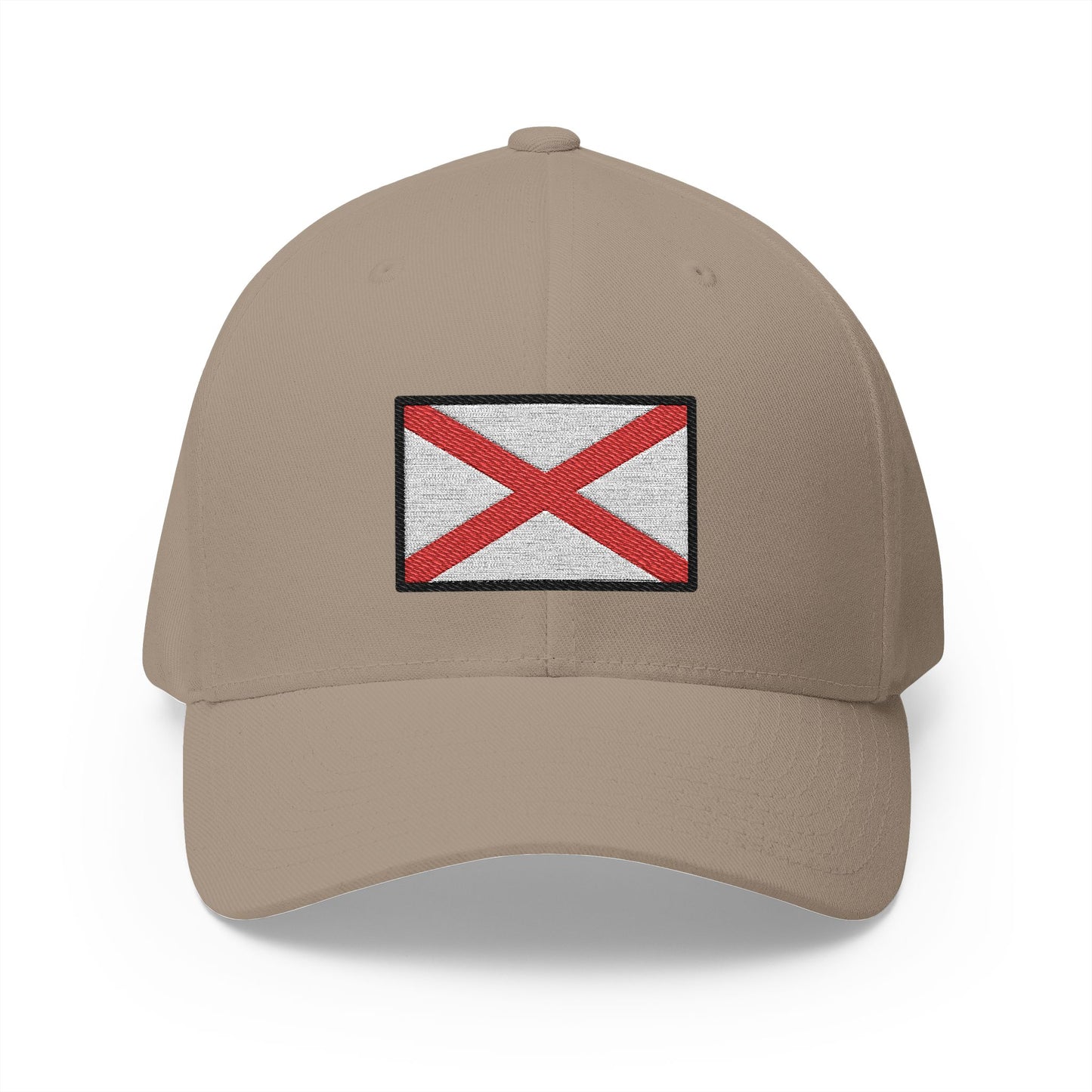 Alabama Flag Emoji Khaki Cap – Premium by Capmoji