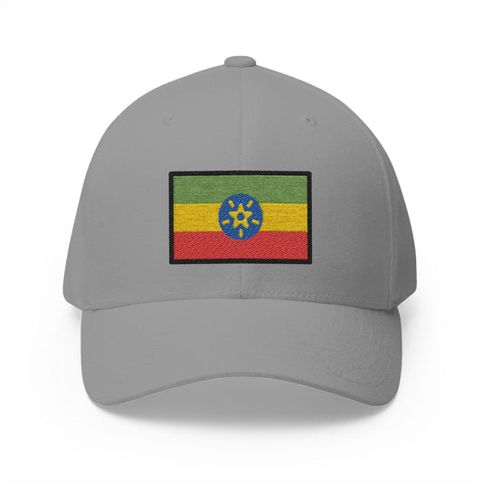 Flag: Ethiopia Emoji Grey Cap – Premium by Capmoji