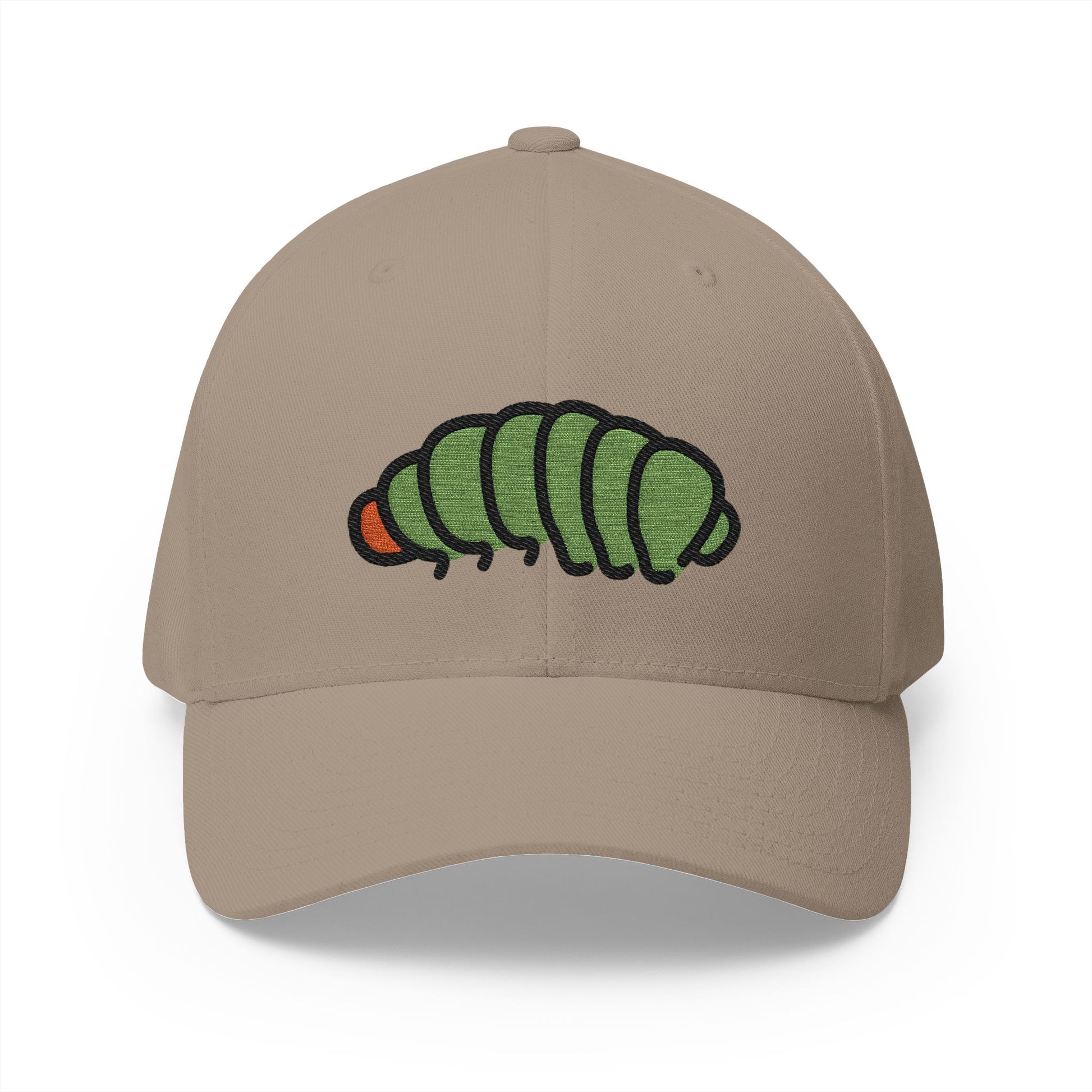 Bug Emoji Khaki Cap – Premium by Capmoji