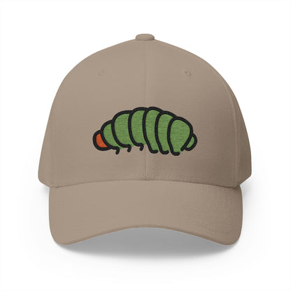 Bug Emoji Khaki Cap – Premium by Capmoji
