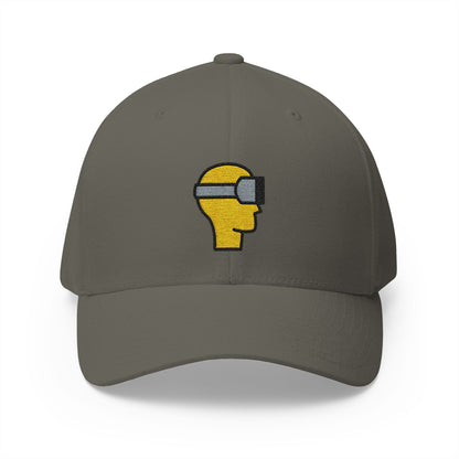 Virtual Reality Emoji Olive Cap – Premium by Capmoji