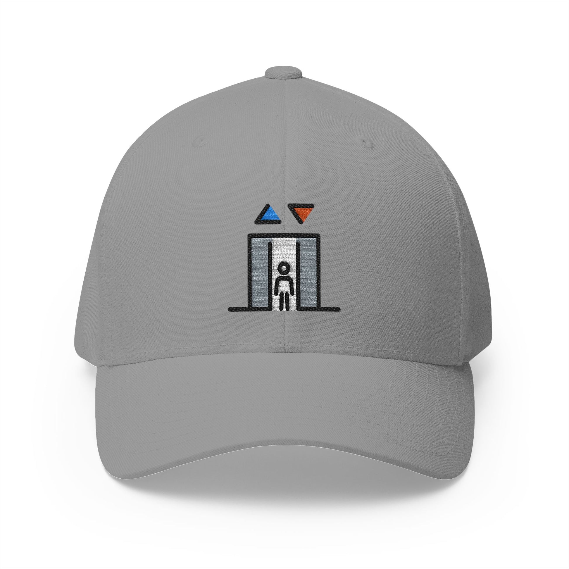 Elevator Emoji Grey Cap – Premium by Capmoji