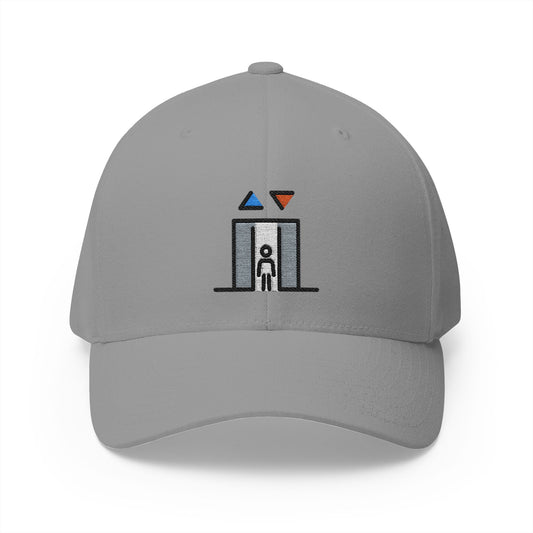 Elevator Emoji Grey Cap – Premium by Capmoji