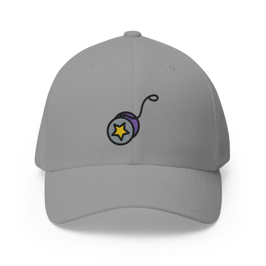Yo-Yo Emoji Grey Cap – Premium by Capmoji