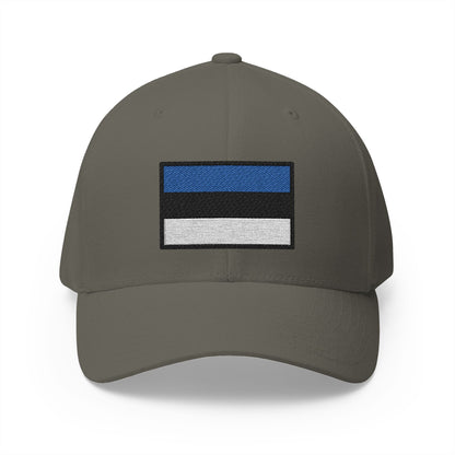 Flag: Estonia Emoji Olive Cap – Premium by Capmoji