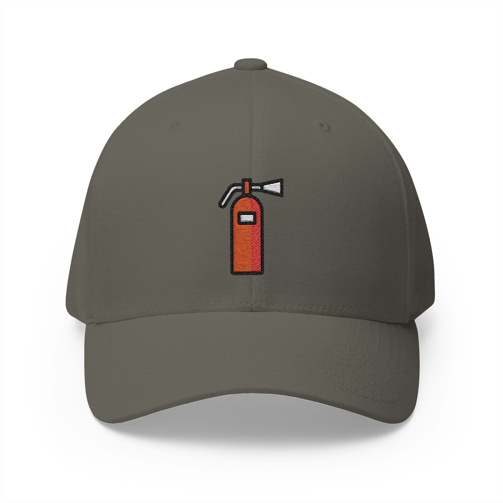 Fire Extinguisher Emoji Olive Cap – Premium by Capmoji