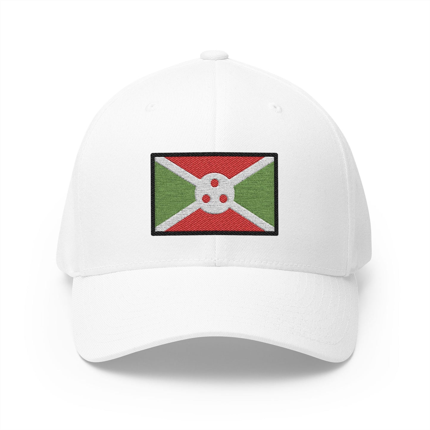 Flag: Burundi Emoji White Cap – Premium by Capmoji