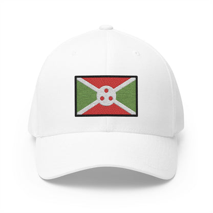 Flag: Burundi Emoji White Cap – Premium by Capmoji