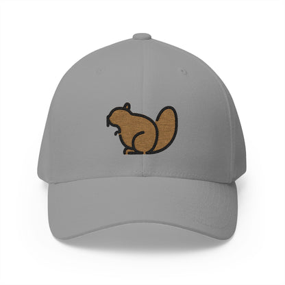 Beaver Emoji Grey Cap – Premium by Capmoji