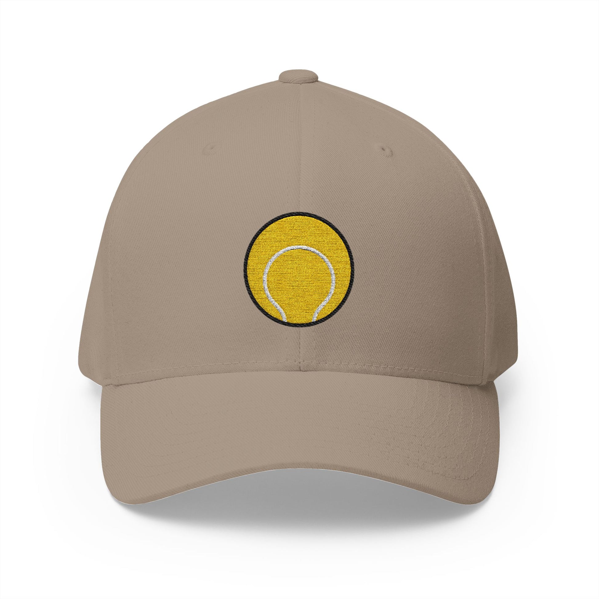 Tennis Emoji Khaki Cap – Premium by Capmoji