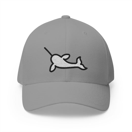 Narwhal Emoji Grey Cap – Premium by Capmoji