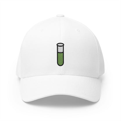 Test Tube Emoji White Cap – Premium by Capmoji