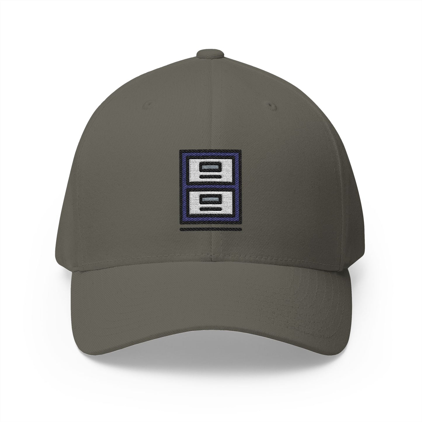 File Cabinet Emoji Olive Cap – Premium by Capmoji
