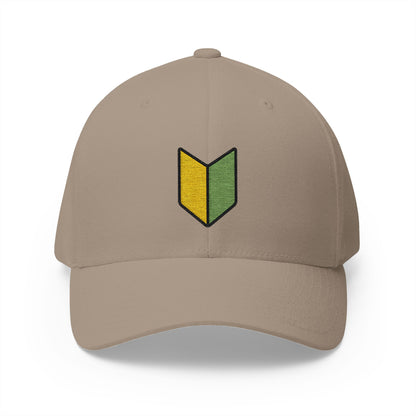 Japanese Symbol For Beginner Emoji Khaki Cap – Premium by Capmoji